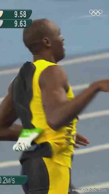 A decade on. Still legendary. ⚡️ Bolt at Rio 2016 🥇