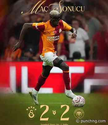Osimhen warns Galatasaray after 2-2 draw on opening day
