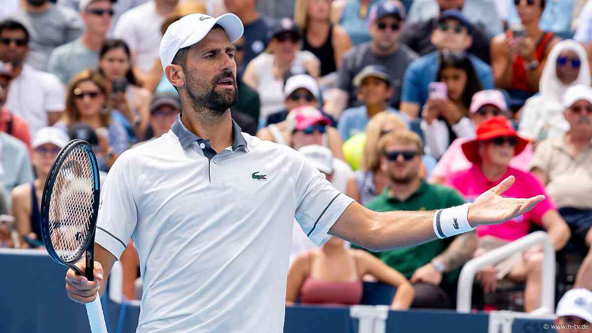 Auch Struff und Maria raus: Djokovic scheitert überraschend beim Auftakt in Cincinnati
