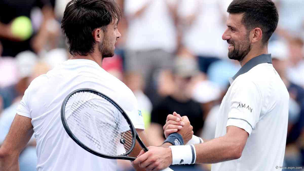 Djokovic ousted from Cincinnati Open in Round 2