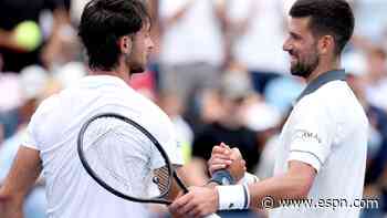 Djokovic ousted from Cincinnati Open in Round 2