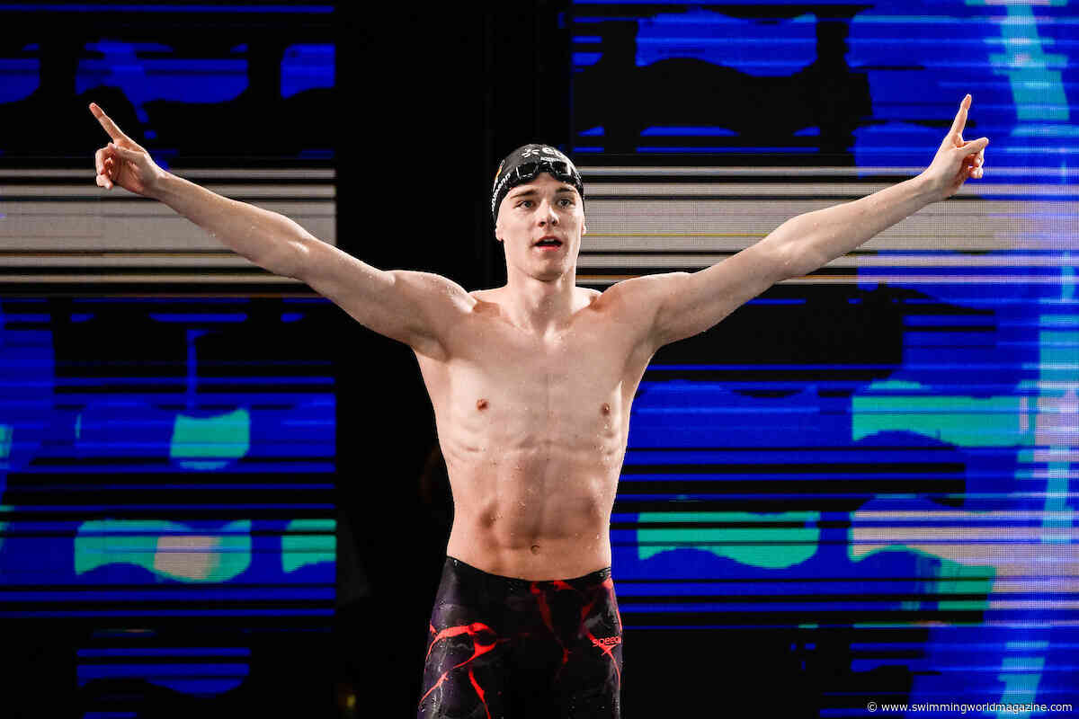 FLASH! Johannes Liebmann Destroys 1500 Freestyle World Record In Paris