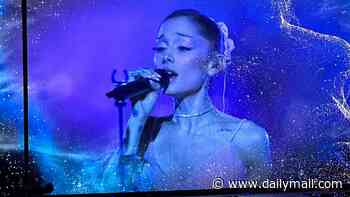 Ariana Grande kicks off the final leg of her tour in London ahead of a year-long hiatus to step back from public life because 'human beings need a break sometimes'