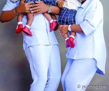 Celebs storm Lateef Adedimeji, Mo Bimpe’s triplets’ thanksgiving