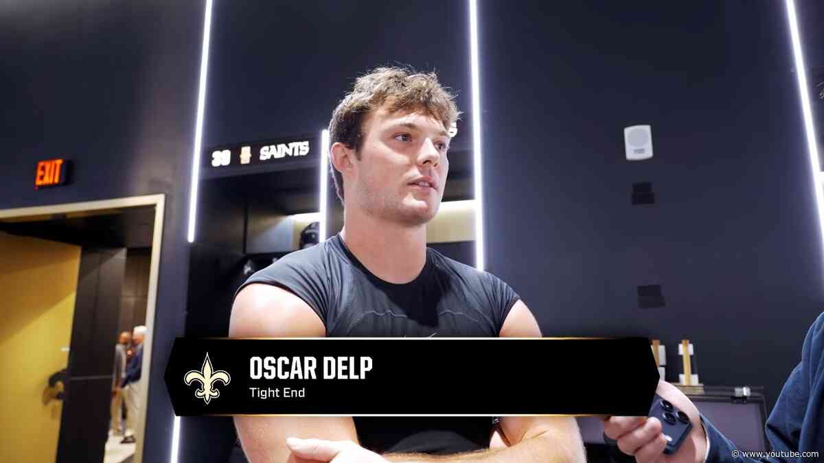 Oscar Delp Postgame Interview vs. Jaguars | 2026 NFL Preseason Week 1