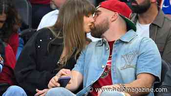 Travis Kelce proudly flashes wedding ring at first Chiefs game since marrying Taylor Swift
