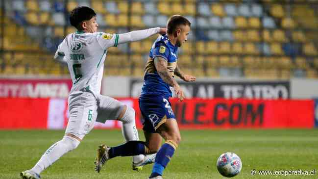 Everton remó con uno menos y logró empate ante Audax Italiano