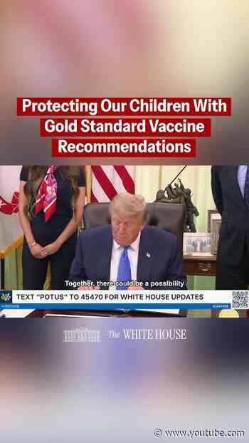 GOLD STANDARD CHILDHOOD VACCINE RECOMMENDATIONS. 🇺🇸