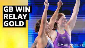 Great Britain win gold with mixed freestyle 4x200m championship record