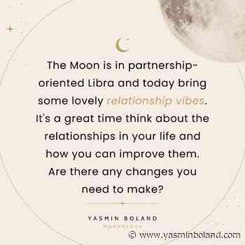 The Moon is in partnership-oriented Libra and today bring some