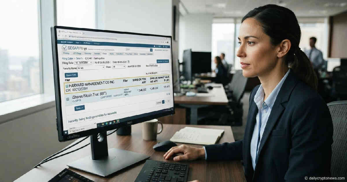 Harvard Maintains Bitcoin ETF Stake Amid Market Volatility
