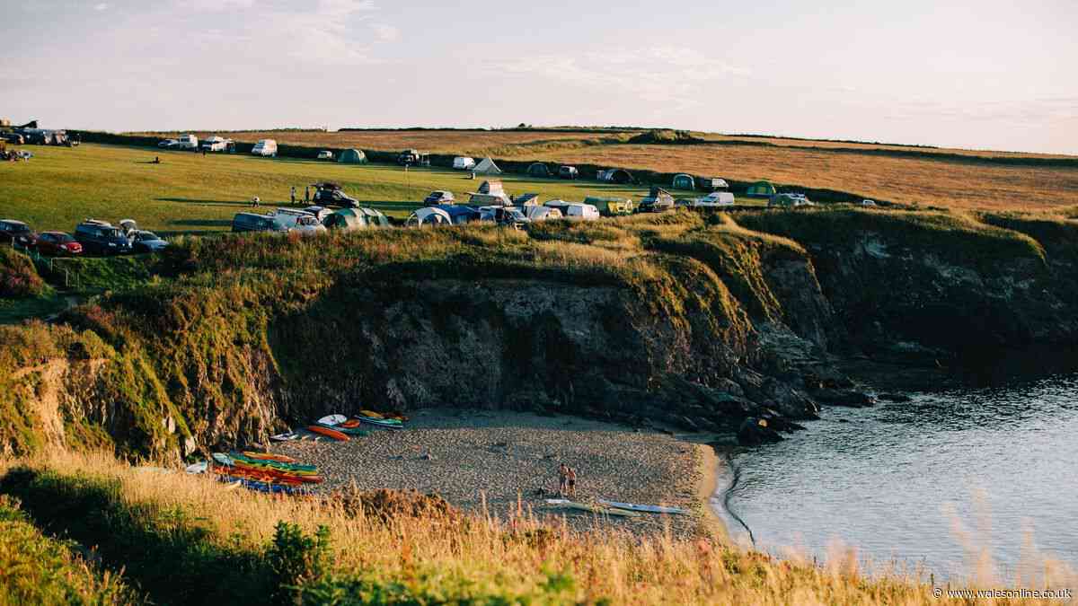 Welsh campsite with direct access to its own little beach is one of UK's best according to TV viewers