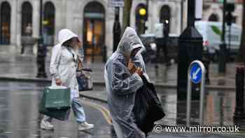 Met Office weather maps show 107 areas forecast rain on Wednesday - full list