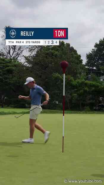 Three holes. One Round of 32 battle. Follow Logan Reilly and Evan Liu through holes 6-8 at Merion.