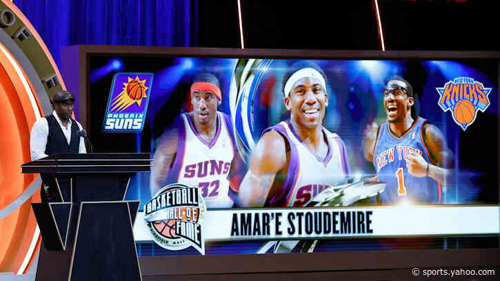Watch highlights from Amare Stoudemire's induction into Basketball Hall of Fame