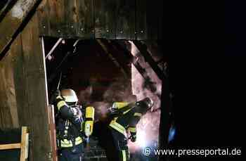 FW-ROW: Backhaus gerät in Brand