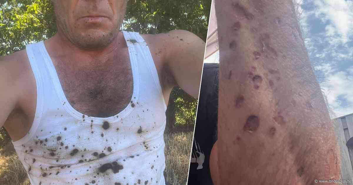 Maurice wil brandje blussen met water, dan klinkt een harde knal: ‘In mijn blote reet sprong ik op de scooter’