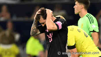 Lionel Messi mist strafschop en gaat vervolgens keihard onderuit in topper met Inter Miami