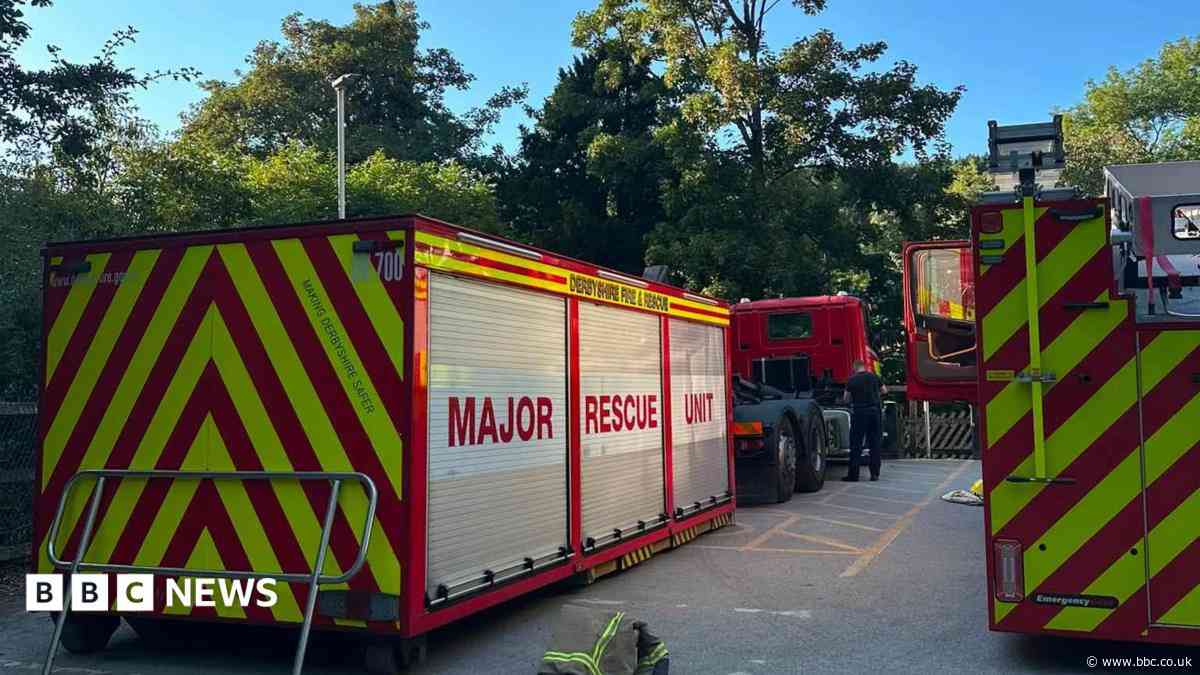 Trains stopped after fire near railway tracks