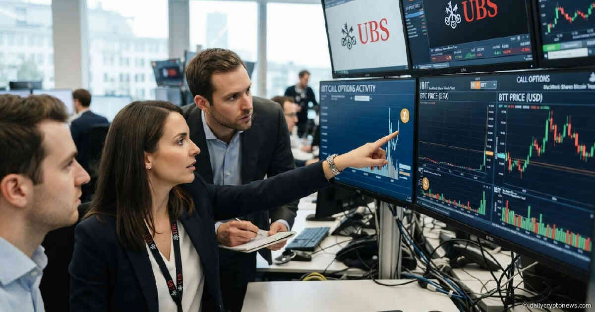 UBS dramatically increases Bitcoin ETF call options, signals aggressive crypto strategy
