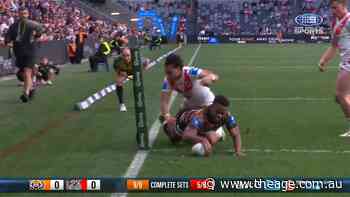 Turuva sneaks in for first try