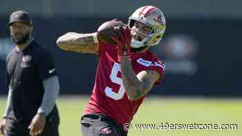 Mike Evans returns to 49ers practice as left guard competition heats up