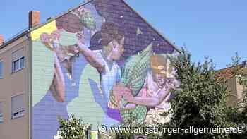 Mural fertiggestellt: Auf zur Kissenschlacht nach Lechhausen