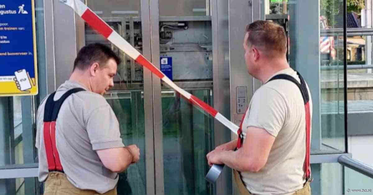 Opnieuw iemand vast in lift bij station Oisterwijk, dit keer bij perron 2