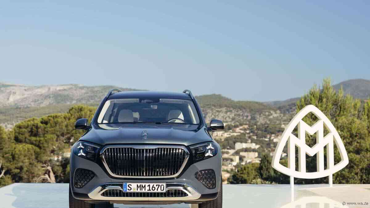 Schampus aus dem Silberkelch: Erste Sitzprobe im Mercedes-Maybach GLS 680