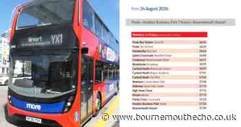 Bus service to Bournemouth Airport set to launch next week