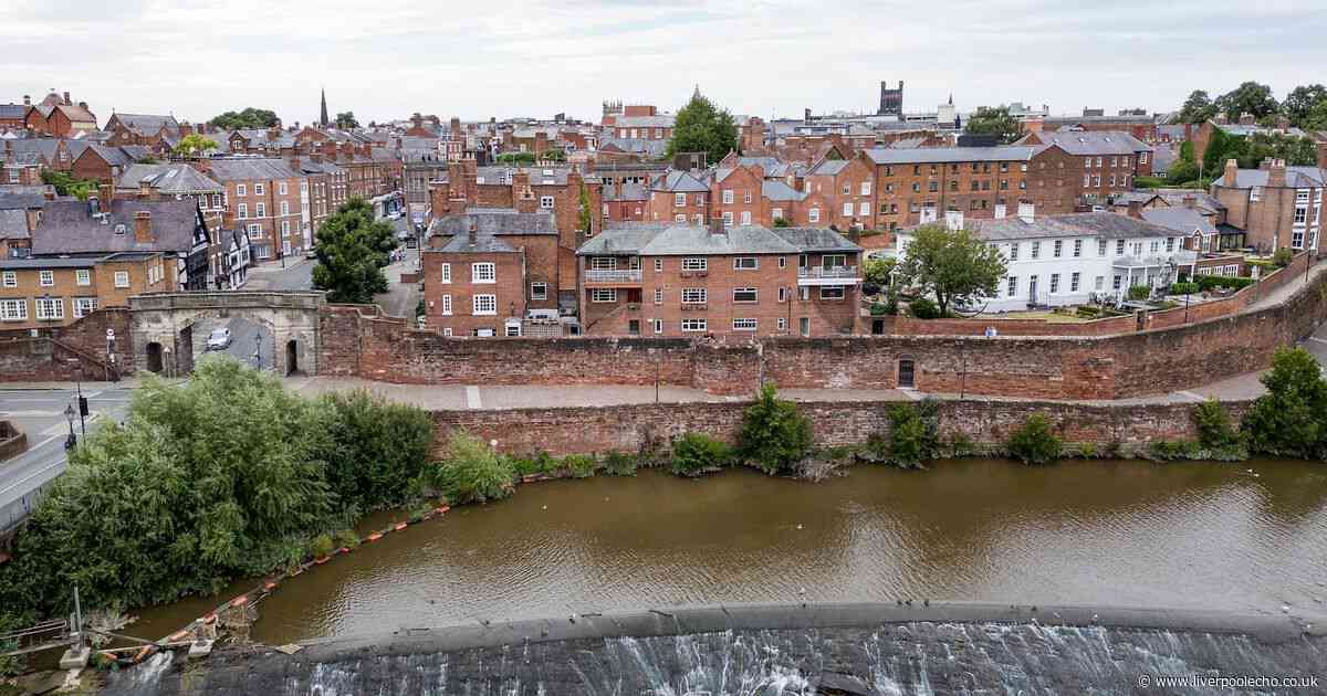 Cosy Chester flat perched on top of a 2,000-year-old Roman fort on the market for £275,000