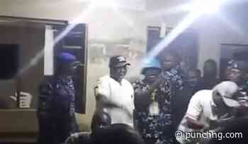 Osun Poll: Youths chant ‘ole, your plans will not work’ outside INEC office