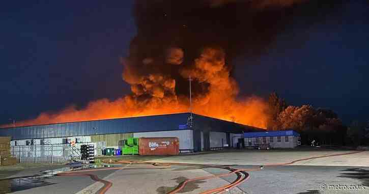 Massive fire breaks out at Essex warehouse as residents told to ‘keep windows shut’