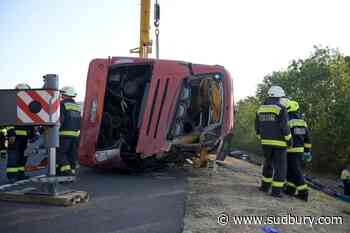 A bus crash in Hungary kills 12 people, injures at least 10 others