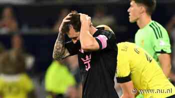 Lionel Messi mist derde penalty op rij en verliest met Inter Miami