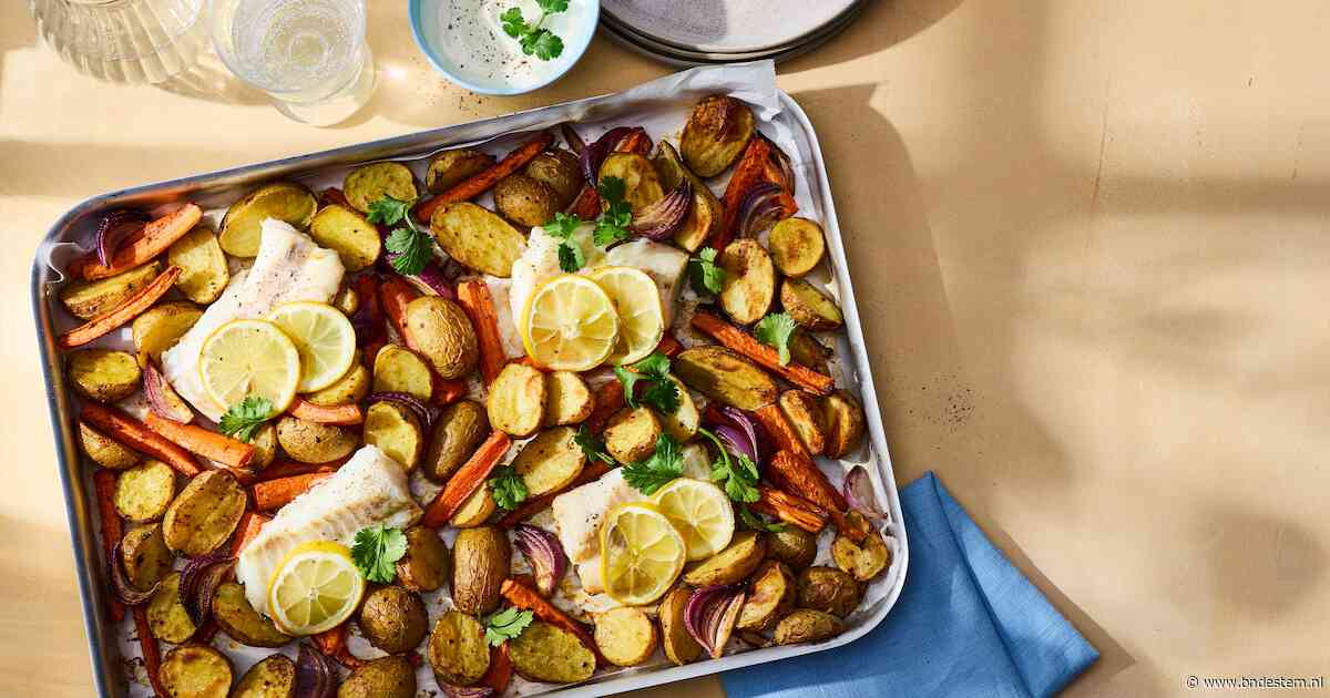 Wat Eten We Vandaag: Traybake met kabeljauw en masalakrieltjes
