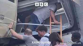 Derailment: 'For a split second, I thought that was it'