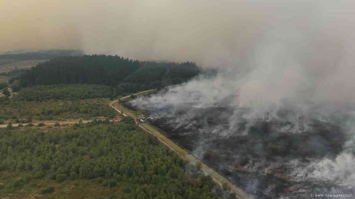 Natuurbrand in België breidt uit, Nederlandse blusvliegtuigen onderweg