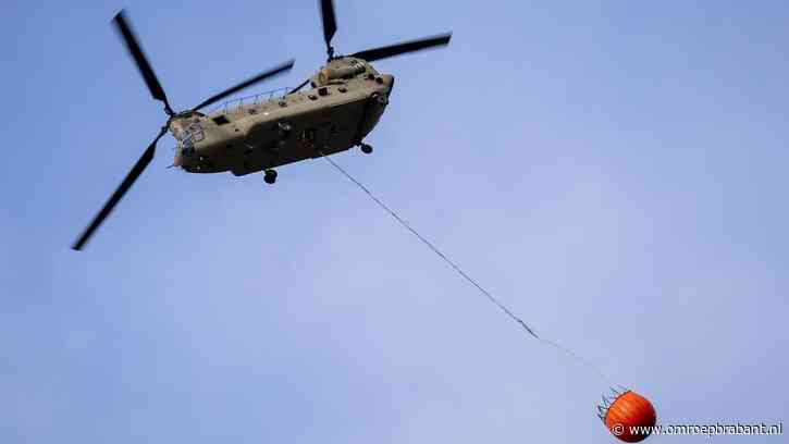 Opnieuw helpen Chinooks vanuit Gilze Rijen om grote natuurbrand te blussen
