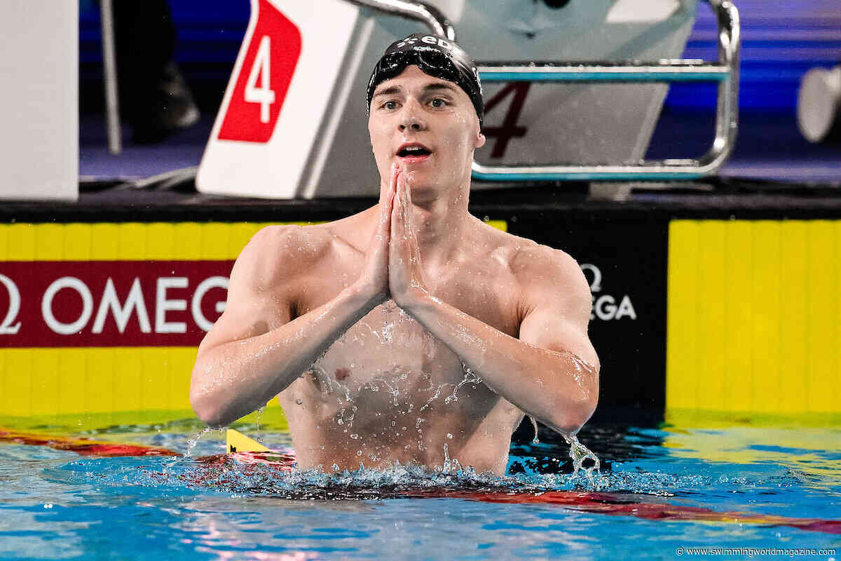 European Championships, Day Seven Prelims: Lukas Märtens Grabs Last Berth In 400 Free, Oliver Klemet In Lane Four