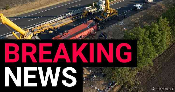Twelve dead after tourist bus crashes in Hungary