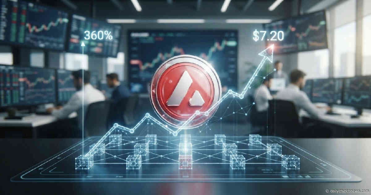 Avalanche RWA Volume Soars 360%, Whales Eyeing AVAX at $7.20 Target