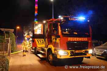 Nächtlicher Feuerwehr-Einsatz nahe der Chemnitzer Esse: Das war der Grund