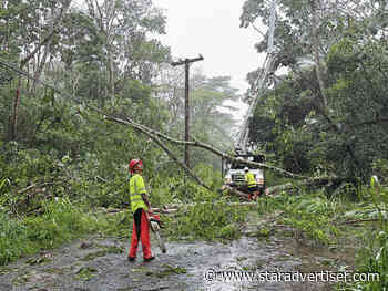 Hawaii island avoids a direct hit, but Lala still wreaks havoc