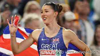 Amy Hunt and Team GB stars caught up in armed police drama after winning gold at the European Championships as man in his thirties is arrested