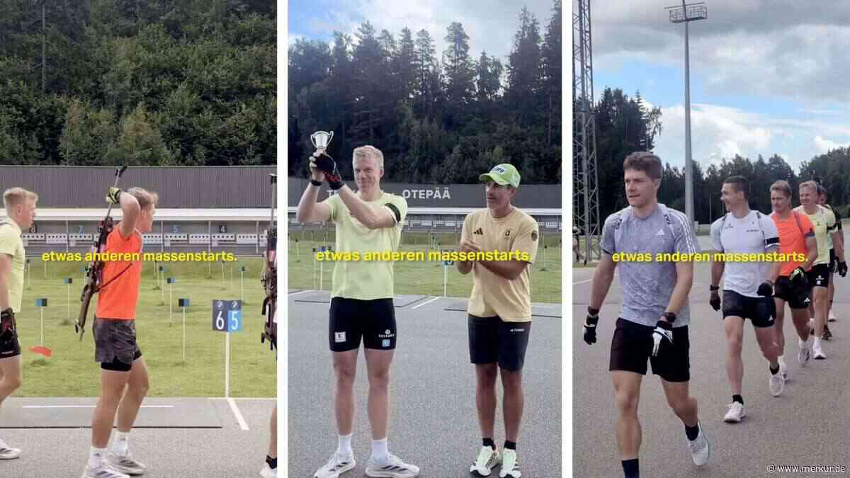 Deutscher Biathlon-Vizeweltmeister gewinnt kuriosen Massenstart im Training