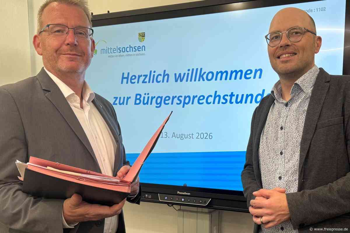 Trinkwasserleitungen und Schulbusse: Was Bürger Sven Krüger gefragt haben