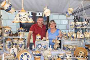 Auerbacher Töpfermarkt: „Die Kunden kaufen inzwischen auch Kitsch“