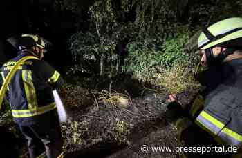 FW-WRN: Böschungsbrand in Werne-Holthausen