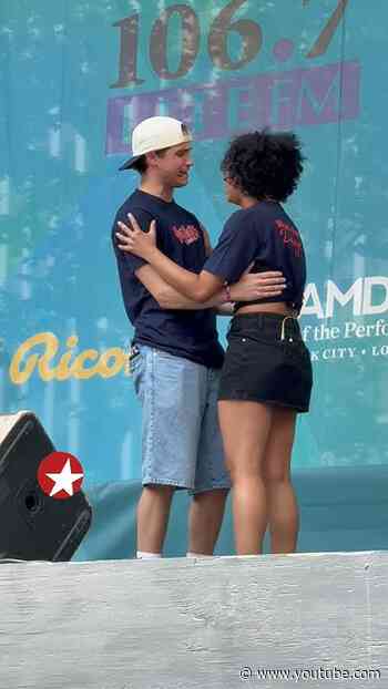 John Cardoza & Kiara Michelle Lee sing HEATHERS’ “Seventeen” at Broadway in Bryant Park 2026